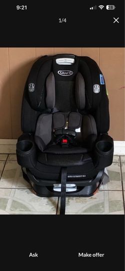 PRACTICALLY NEW GRACO 4EVER EXTENDED 2FIT CONVERTIBLE CAR SEAT 4 IN 1