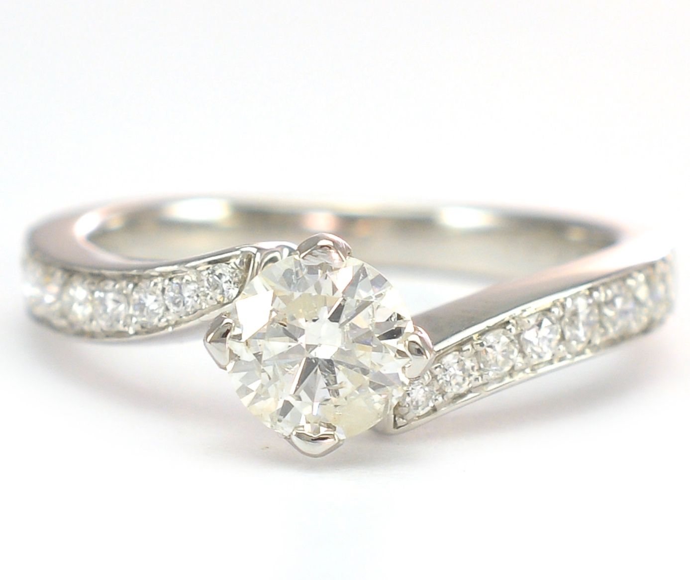 New, Platinum And Diamond Ring With Appraisal Value $8,500.00