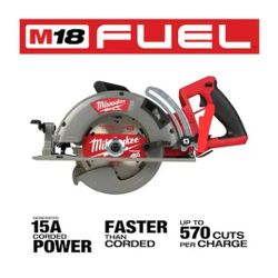 M18 FUEL 18V Lithium-Ion Cordless 7-1/4 in. Rear Handle Circular Saw (Tool-Only)