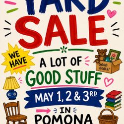 Yard Sale  In Pomona 