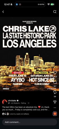 Chris Lake tickets