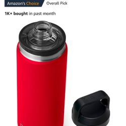 brand new yeti 26 oz rambler red