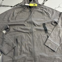 Mens Large Zip Up Hoodie 