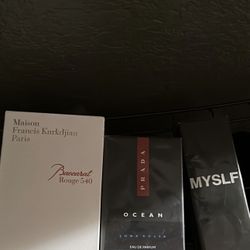 Ysl/ White Baccarat 540/ Prada Ocean 