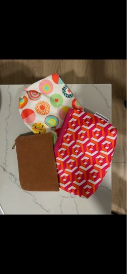 Jonathan Adler & Clinique Cosmetic Pouch Bundle - Set of 3