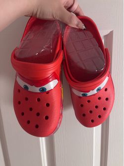 Lightening McQueen crocs