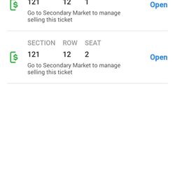 Cubs Brewers 60 BUCKS FOR The Pair!!