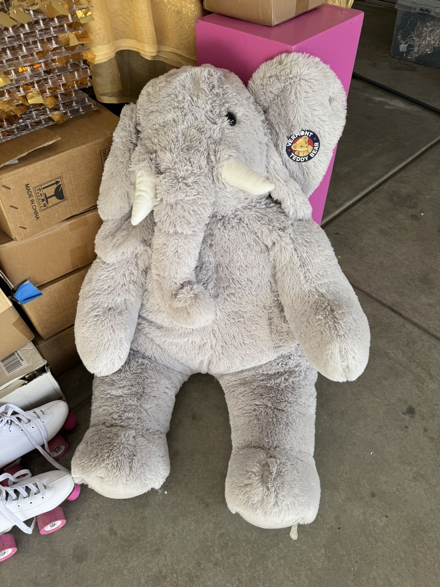 Vermont Teddy Bear Giant Stuffed Elephant
