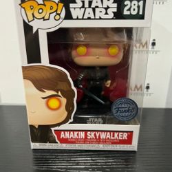 Funko Pop! Star Wars- Anakin Skywalker #281 Funko Shop Exclusive Sticker