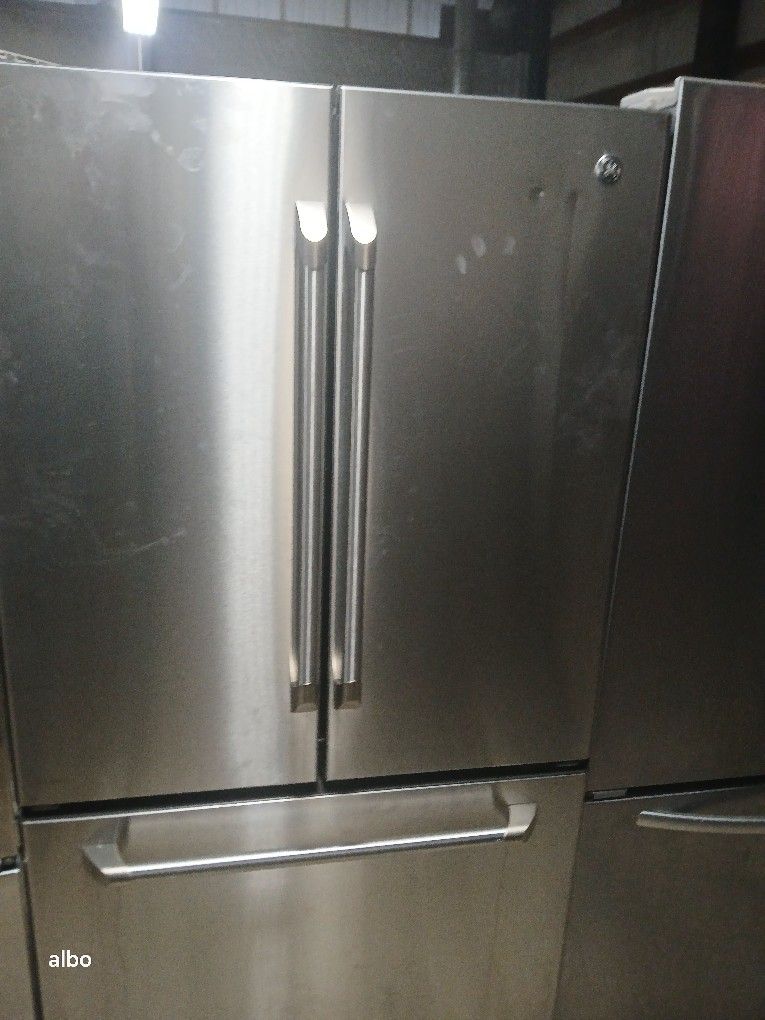 Ge Stainless Steel Fridge Bottom Freezer Counter Depth