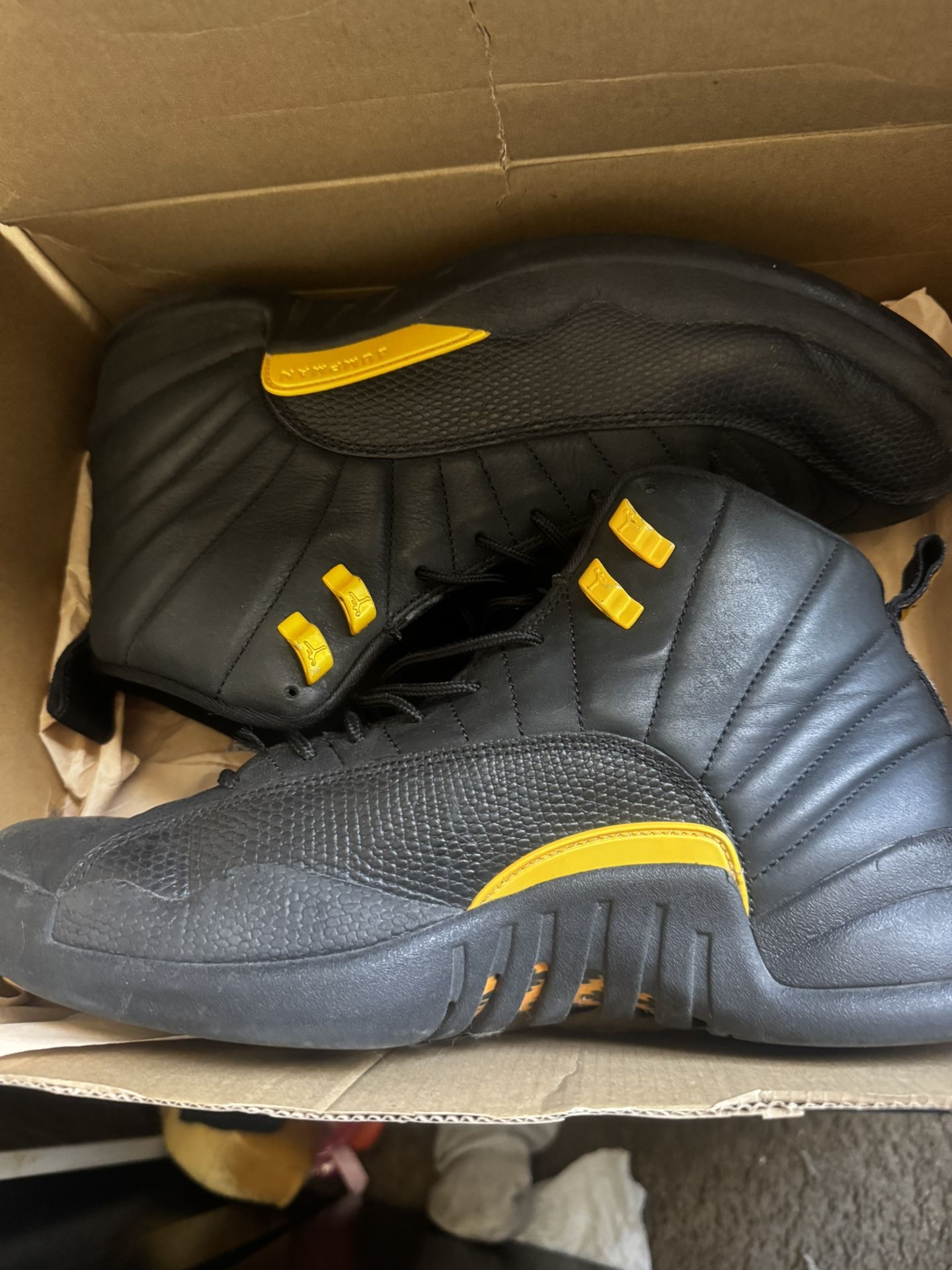Air Jordan 12 Black Taxi 