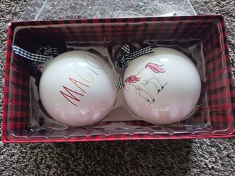 Rae Dunn Magic Unicorn Ornament Set