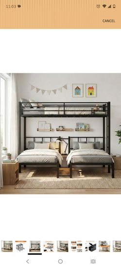 Tripple bunk bed