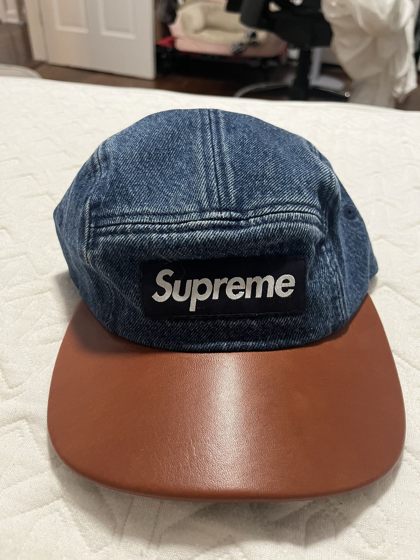 2015 Supreme Denim Camp Hat