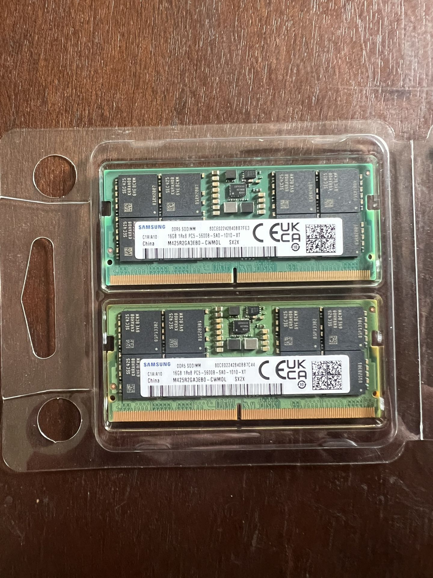 Samsung 32GB (16x2) DDR5 5600MHz 1Rx8 SODIMM Laptop memory