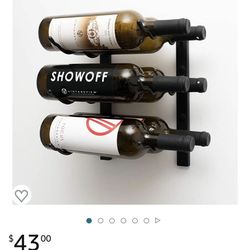 Minimalist Wall Wine Rack 