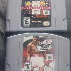 2 Nintendo 64 Video Games Good Condition 