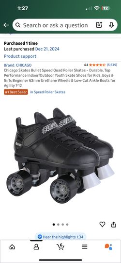 Boys Skates Size 4