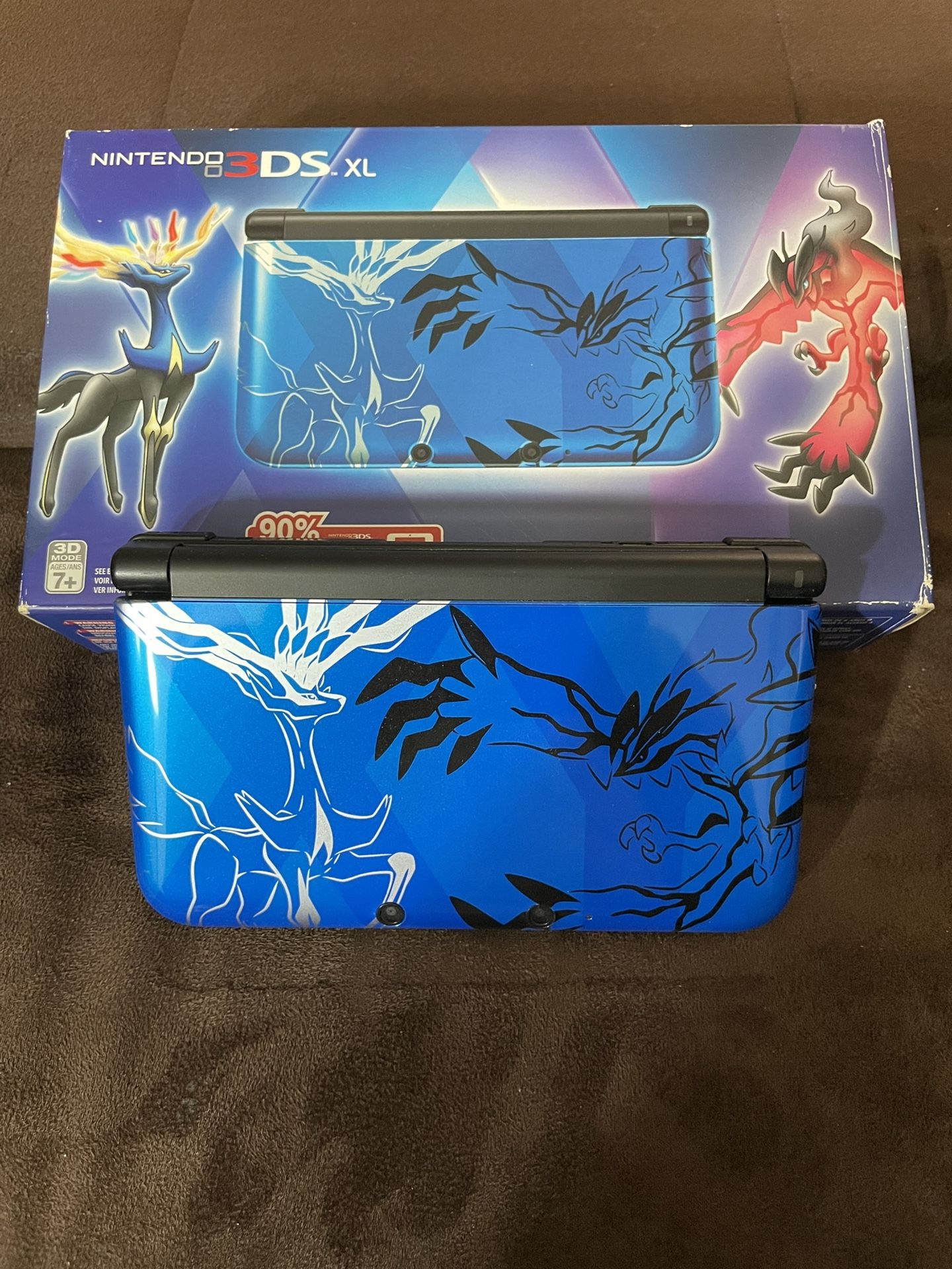 Nintendo 3ds Xl Pokemon Y & X Blue Edition 