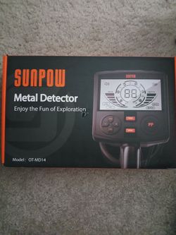 USED ONCE Sunpow Professional Metal Detector