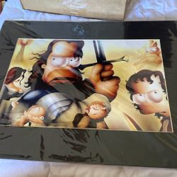 Simpsons Lord Of The Rings Print 