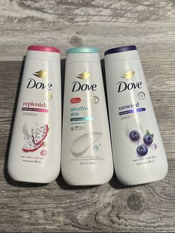 Dove Body Wash 20 Fl Oz $6 Each 