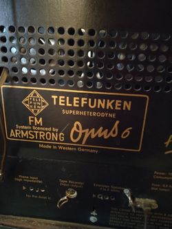 Vintage German radio