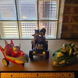 5 PJ MASKS - THREE VEHICLES
