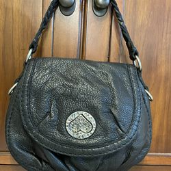 LUCKY BRAND Purse / Shoulder Handbag Black Leather