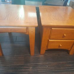 Vintage Amish Style End/Side Tables 