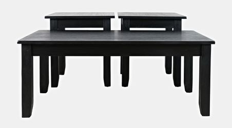 Eros Black Occasional 3-Pc Occasional Table Set