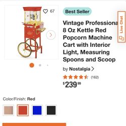Popcorn Machine New 