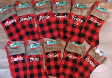 Custom Named Stockings