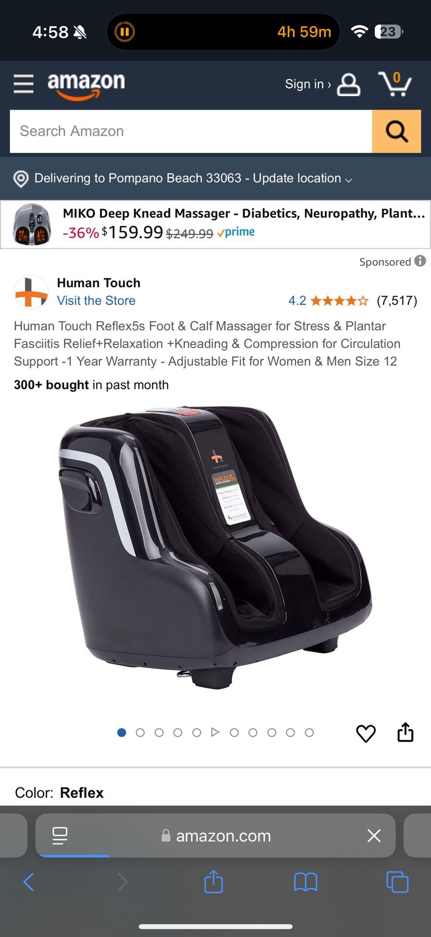 Electronic Feet Massager