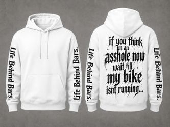 Ladies biker hoodie