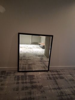 Mirror, LG wood framed. 44"×36"