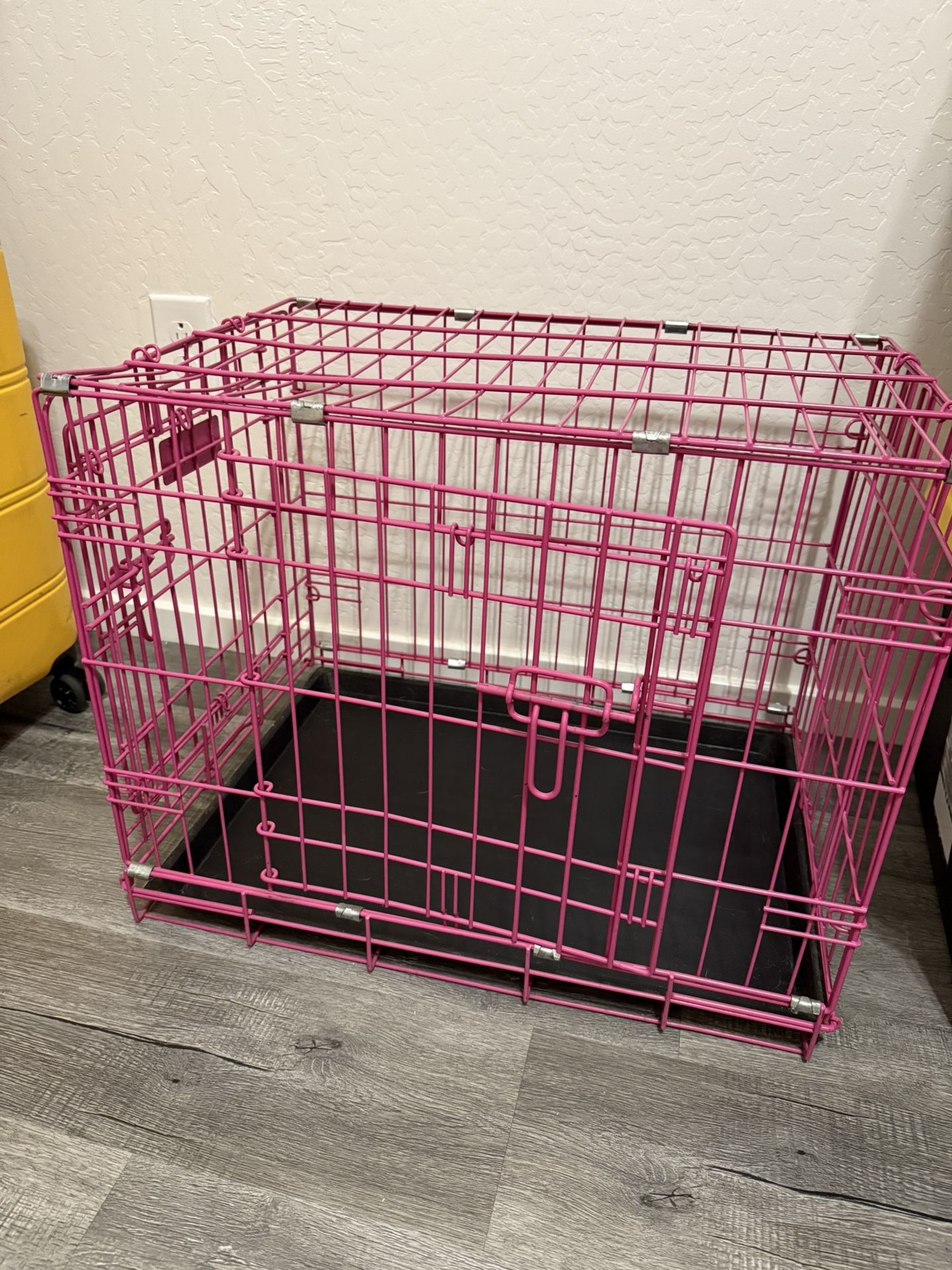 Small Pink Dog Crate