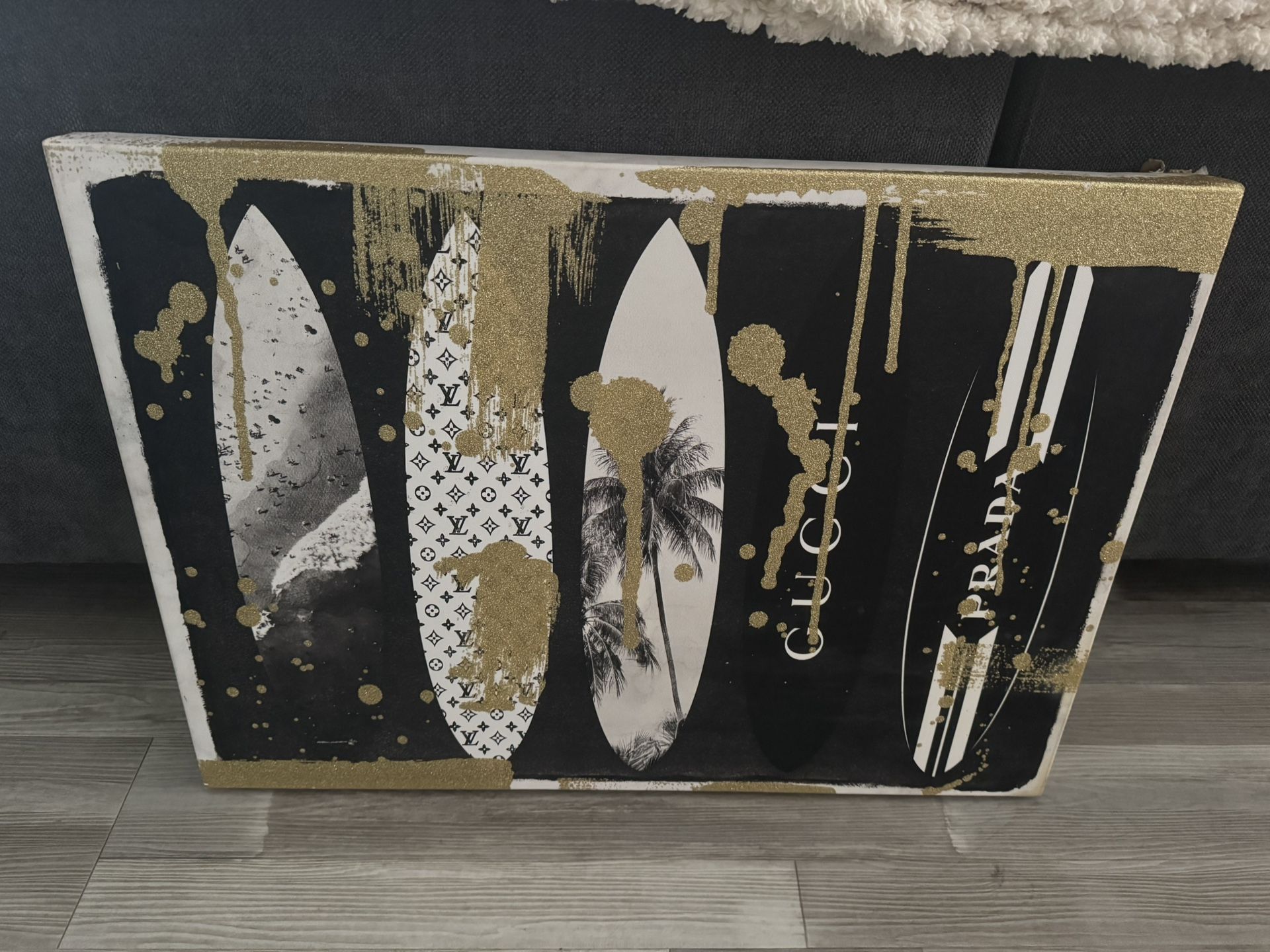 Designer Label LV Canvas Picture Art 