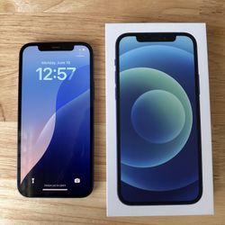 Apple iPhone 12 Unlocked 64 GB Blue - Used