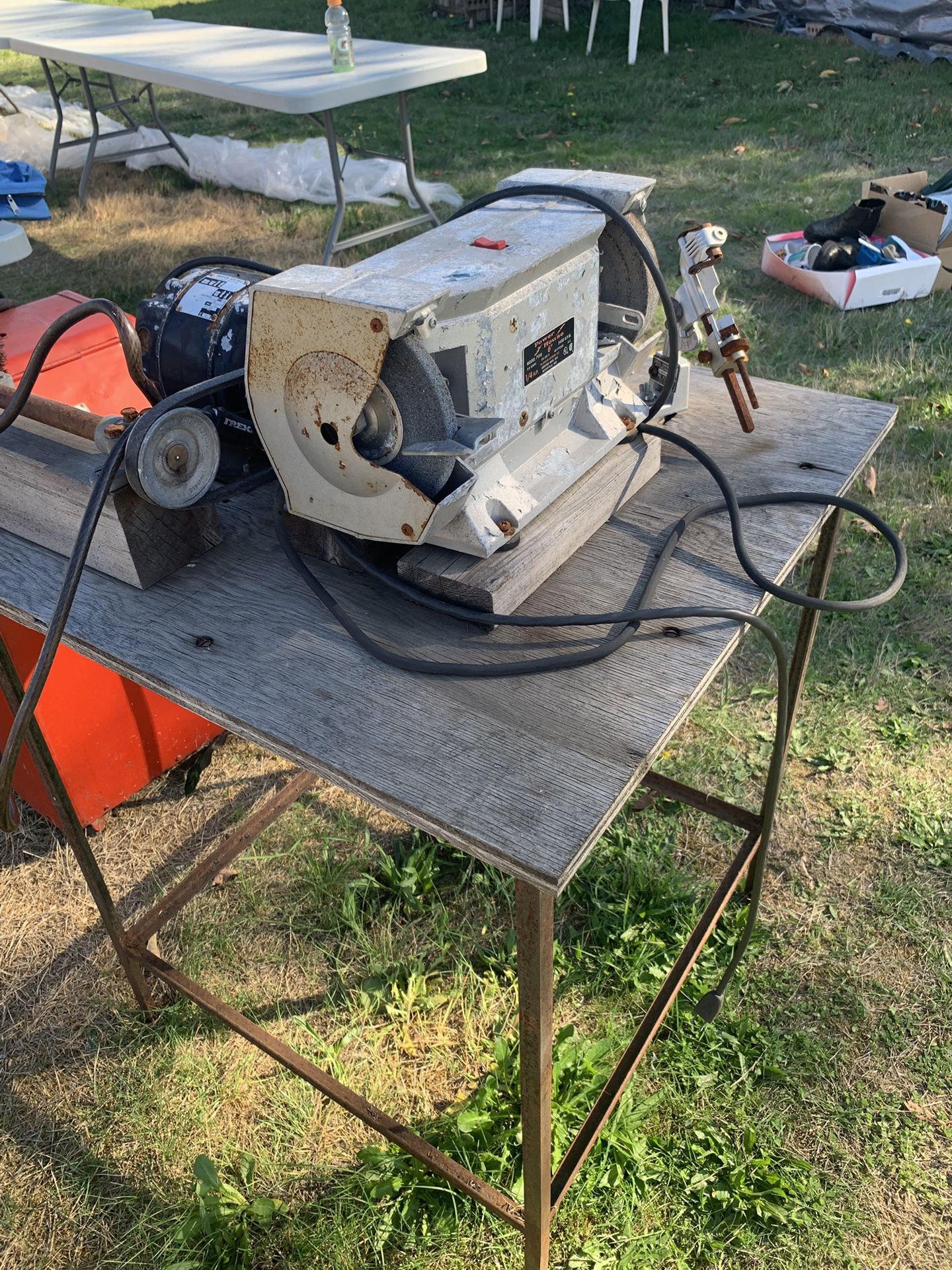 Grinder And Steel Buffer
