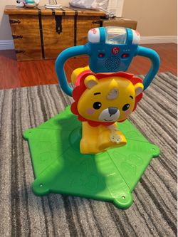 Lion bounce toy