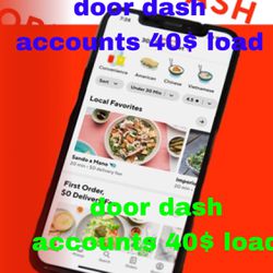 door dash account 50 dollar load