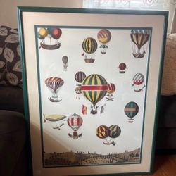 Vintage Hot Air Balloon Picture