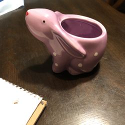 Lavender Rabbit Cute Succulent Ceramic Pot
