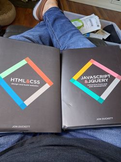 Jon Duckett HTML & CSS and JavaScript & jQuery Books