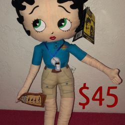 BETTY BOOP CAMP COUNSELOR PLUSH DOLL CHRISTMAS GIFT