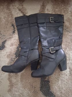Black Leather Boots