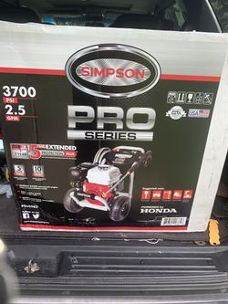 Simpson Pro Series 3700 PSI Pressure Washer