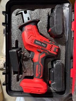 Cordless Reciprocating Saw Kit with Batteries & Charger - New