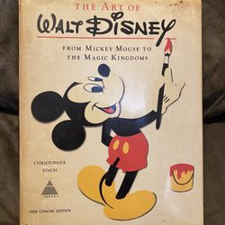 The Art of Walt Disney Animation 1988 by Christopher Finch Hardcover Concise Ed.